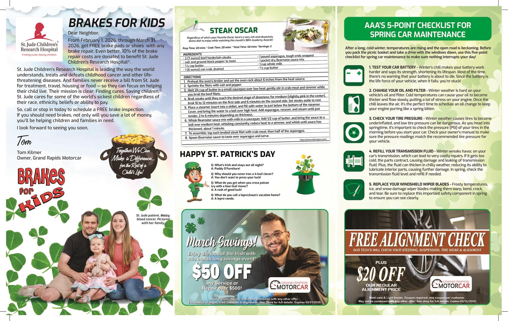 November Newsletter Part 2 | Grand Rapids Motorcar